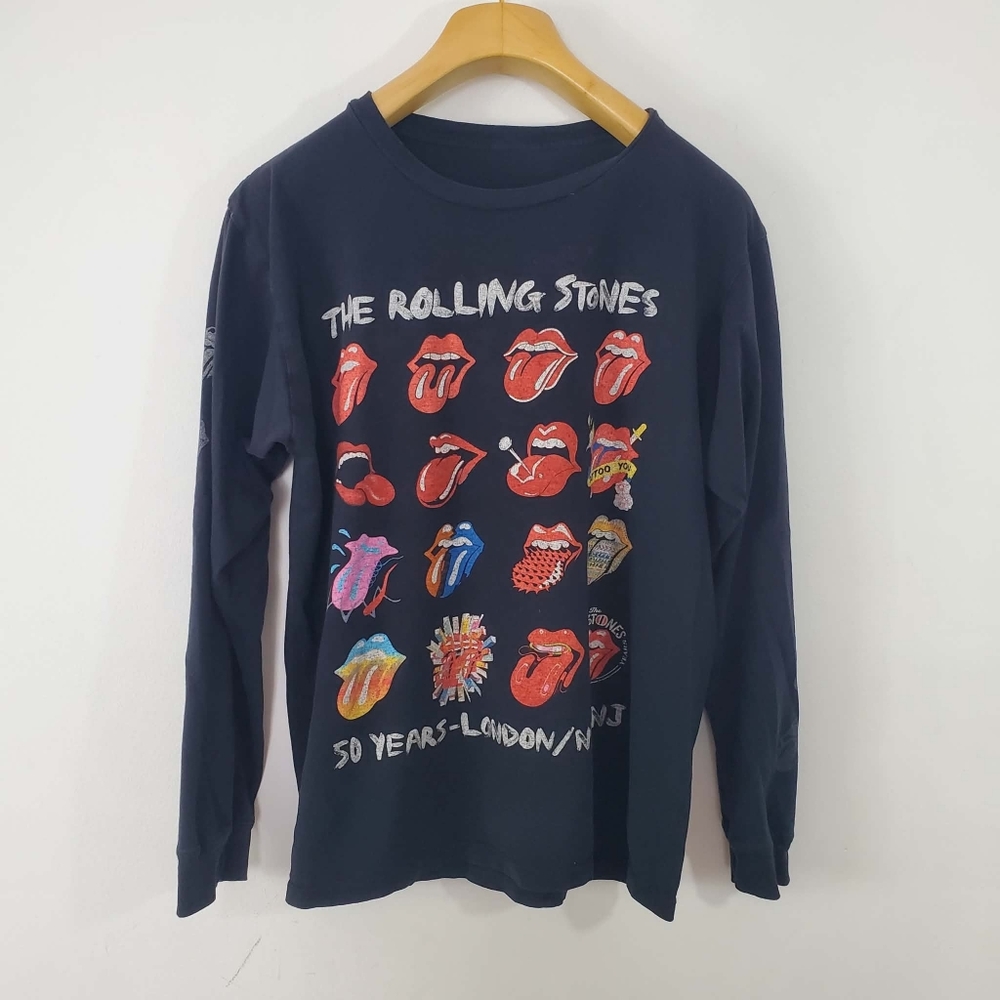 The Rolling Stones Black Graphic Band T-shirt